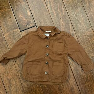 Old navy brown utility jacket 18-24 mo never worn no tags